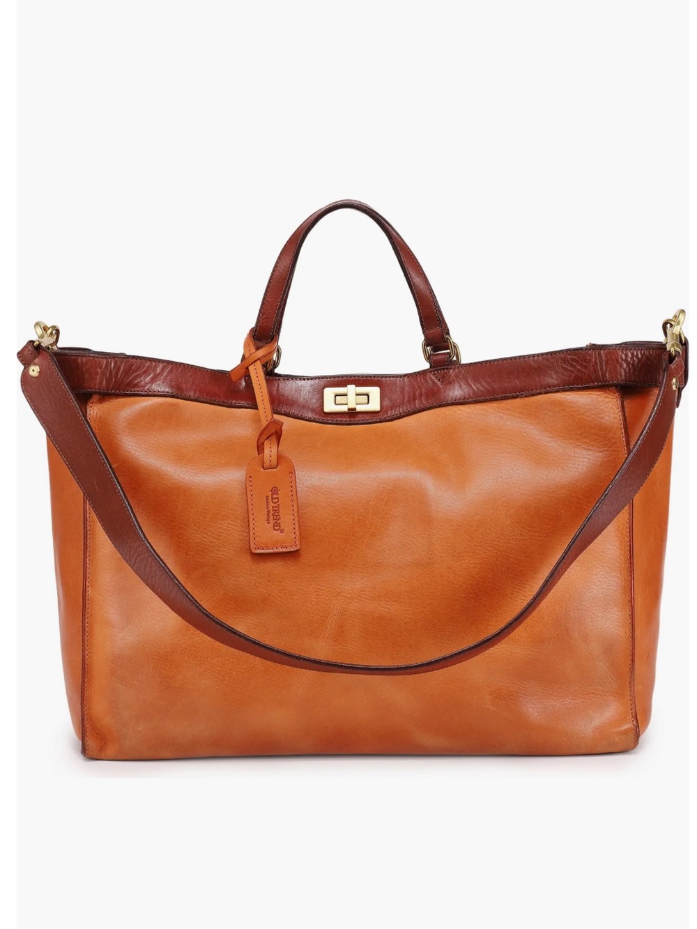 Old Trend  Ixia Genuine Leather Jet Set Travel Tote